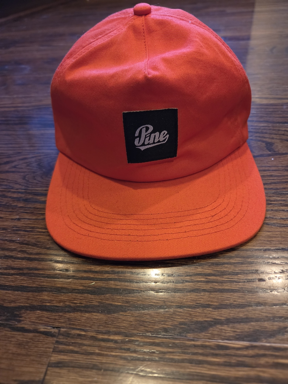 Orange Men's Cotton Baseball Cap By Pine